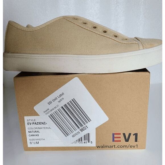EV1 from Ellen DeGeneres Laceless Slip On Sneakers Women's Shoes 6,5 WITH BOX - Picture 11 of 13